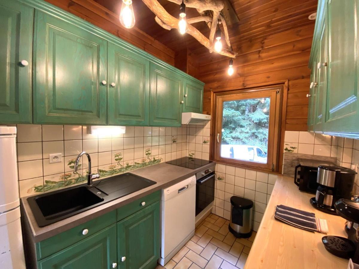 Le Fishing Lodge Chalet En Bois Avec Bain Nordique Ла-Бресс Экстерьер фото