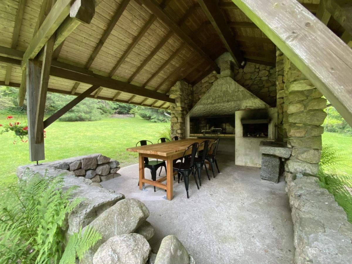 Le Fishing Lodge Chalet En Bois Avec Bain Nordique Ла-Бресс Экстерьер фото